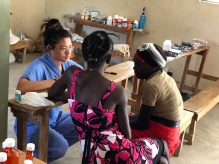 Pharmacy student on medical mission trip to Haiti, 2019. 