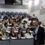 Dean Pollack welcomes students during Orientation 2023. 