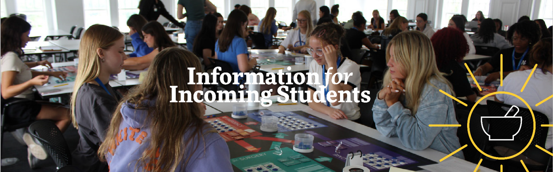 Buffalo Pharmacy Summer Institute Information for Incoming Students.