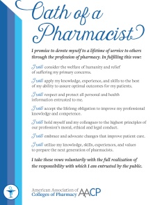 Oath of a Pharmacist. 