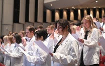 PharmD students at White Coat Ceremony 2023. 