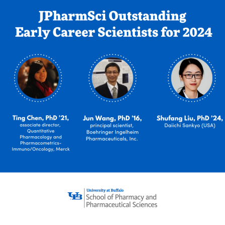 JPharmSci names SPPS alumni Outstanding Early Career Scientists for 2024. 