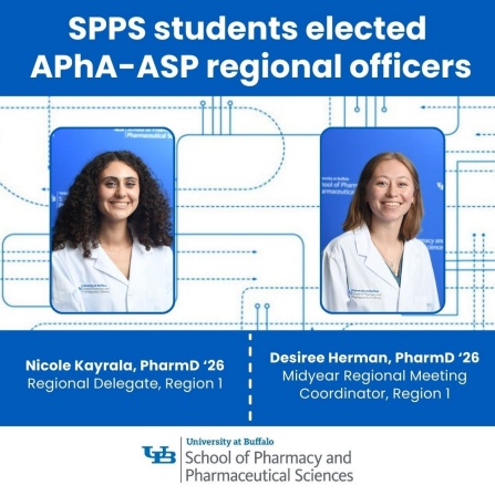 SPPS students elected APhA-ASP regional officers. 