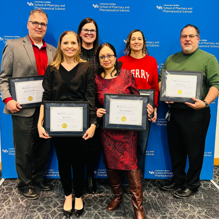 Department of Pharmacy Practice faculty and staff awardees. 