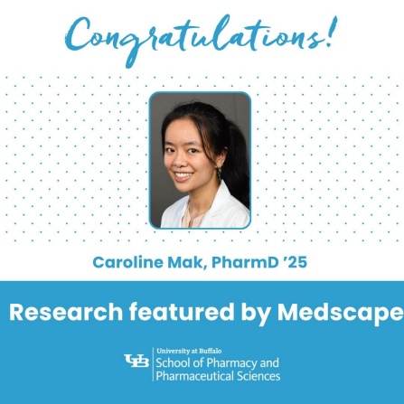 Caroline Mak, PharmD, featured by Medscape. 