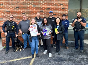 SPPS at DeGraff Memorial Hospital for Drug Take Back Day. 