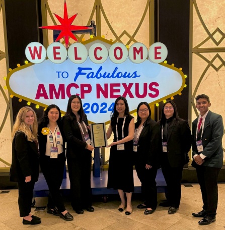 SPPS student chapter of AMCP at 2024 AMCP Nexus conference. 