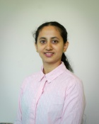 Amruta Gajanan Bhat, MS, PhD student in Data Sciences. 