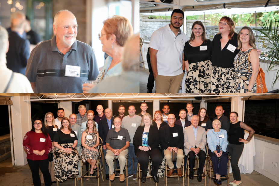 SPPS alumni reconnecting at fall 2025 alumni reunion weekend. 