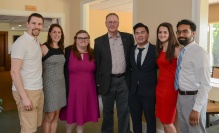 Dean James O'Donnell, PhD, with 2018 student scholarship recipients. 